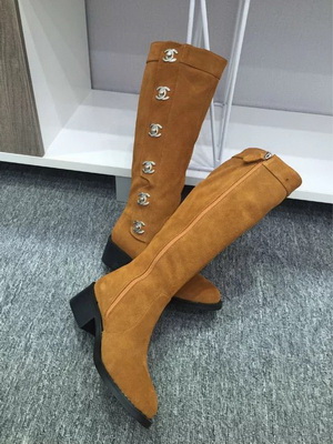 CHANEL Knee-high boots Lined with fur Women--019